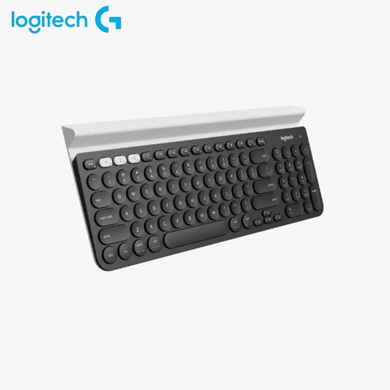 Teclado Bluetooth Sem Fio Logitech K780 para Escritório com Função de Troca Fácil, Compatível com Telefone, Mac, Tablet, iPad, Modo Duplo para Laptop