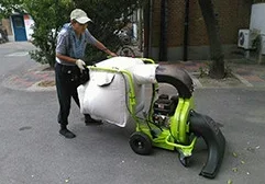 Self propelled leaf collector fuel oil leaf suction machine property sanitation greening lawn sundries leaf suction machine 5