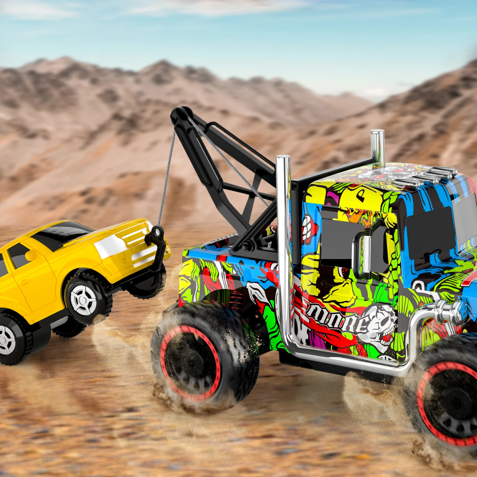Off-Road Climbing Rc Pickup Toys High Speed Vehicle Remote Control Car Boys 2.4ghz Racing Model 1:16 Scale Truck Children Racing 5