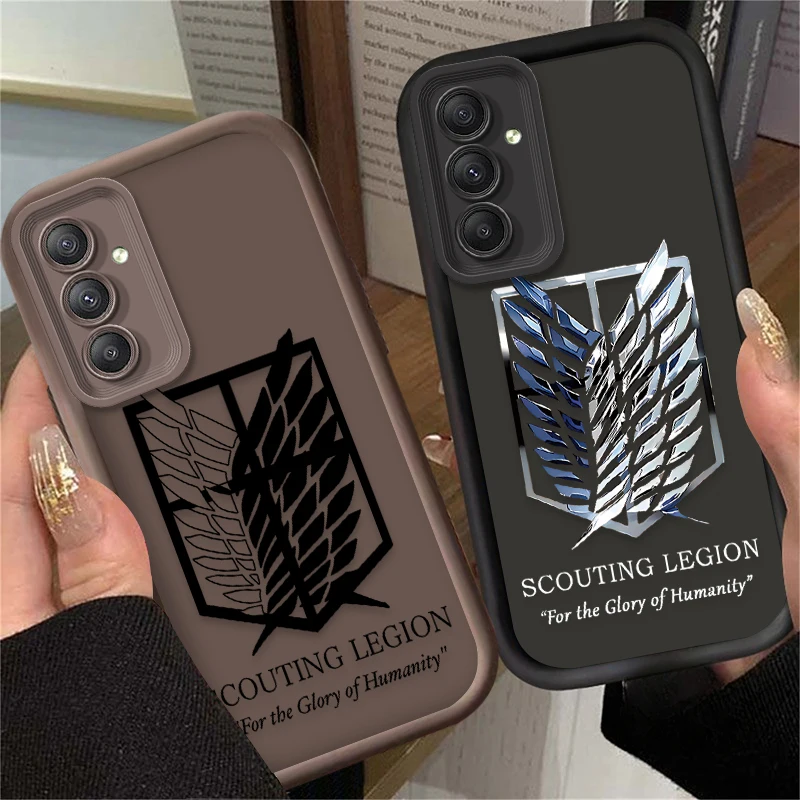 Attack on Titan Inspired Phone Case with Iconic Alan Logo Design