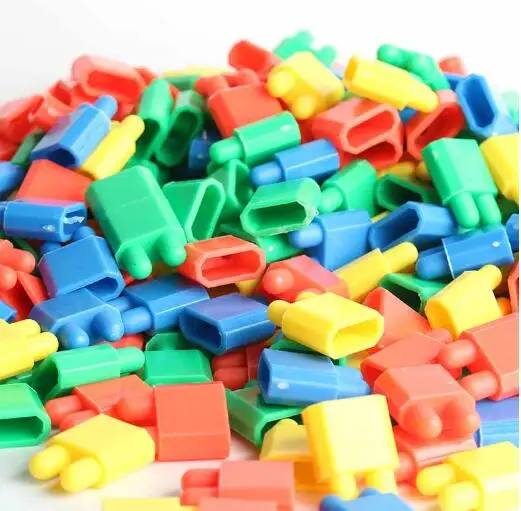 100pcs Snowflake Building Block Children Early Education Puzzle Toys Bullet Micro Diamond Assembling Building Blocks Toys DDJ