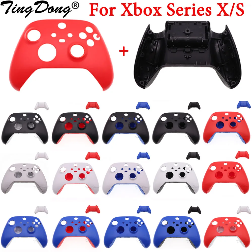 Sostituzione Anteriore Posteriore Custodia Shell Cover Faceplate Per X-Box Xbox Series S / Xbox Series X Controller