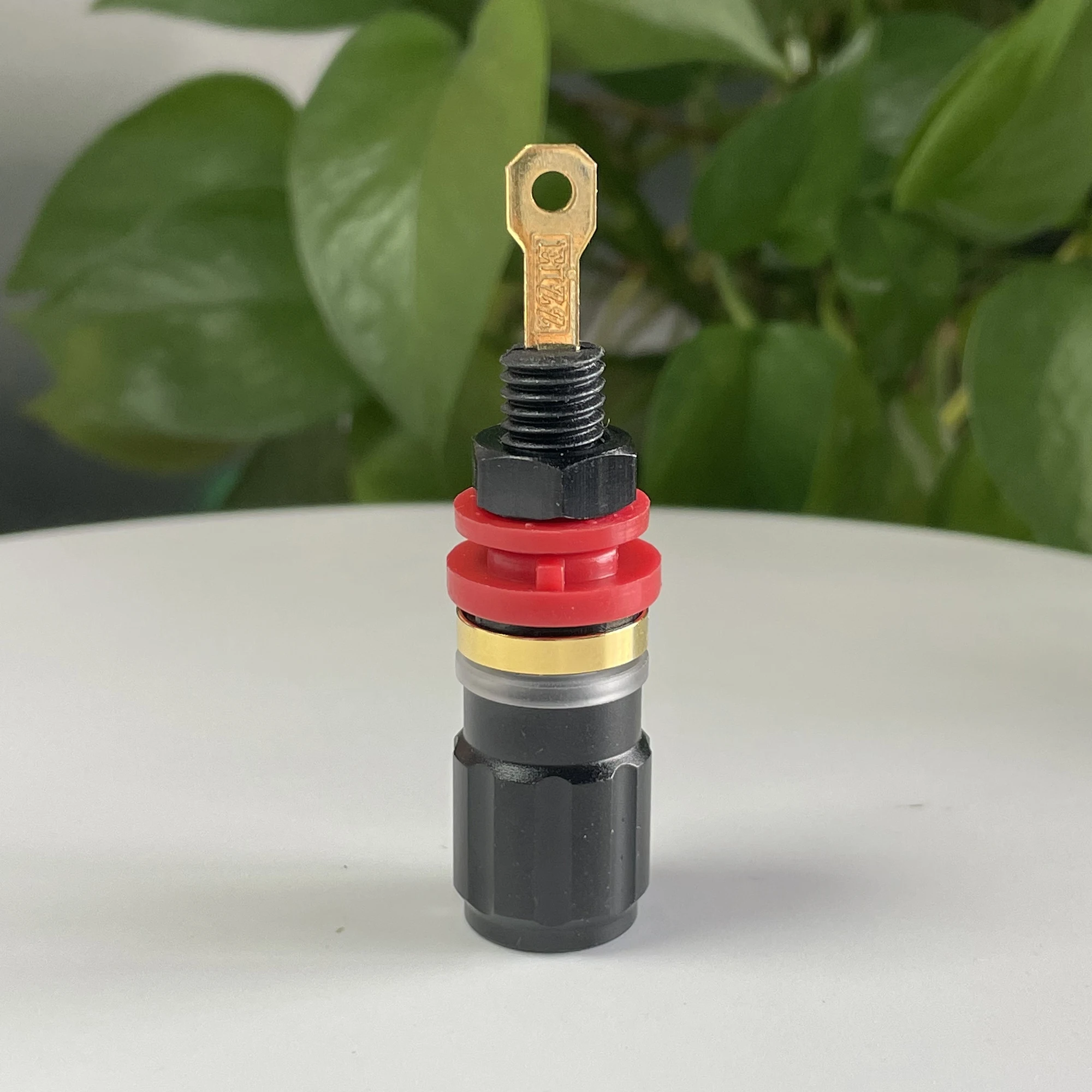 EIZZ 24K Gold Plated Speaker Terminal Binding Post Banana Plug Connector Amplifier HIFI DIY 4