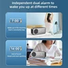 Desktop Alarm Clock Bluetooth wireless audio mini LED mirror digital clock mobile phone speaker stereo audio TF Card FM radio 6