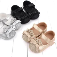 Baby Girl Shoes Cute Crown Soft PU Mary Jane Shoes Anti-slip Sole Spring Summer Sandal for 0-6-12m Baby Girl New Fashion D2553 1