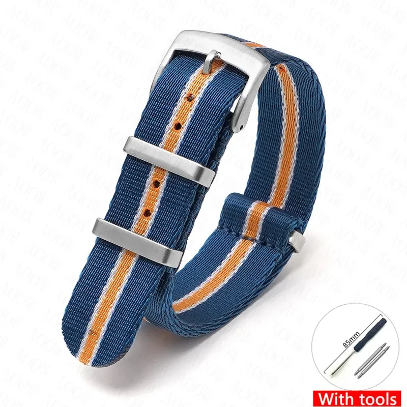 Military Canvas Woven Nylon Watch Band - Men's & Women's Wristband