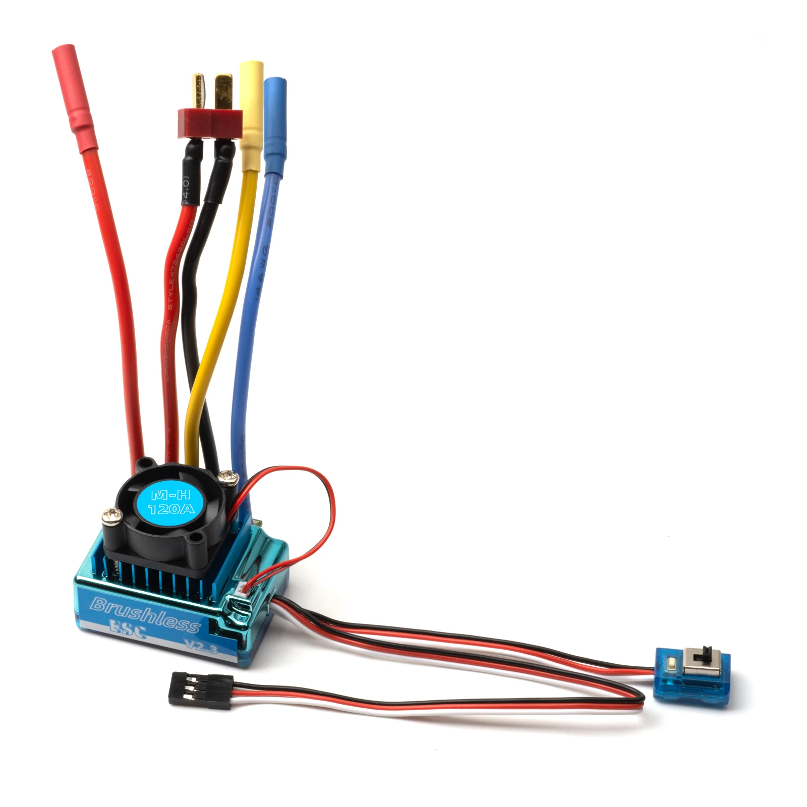 High-Performance Brushless Motor with ESC Speed Controller for RC Racing Vehicles
