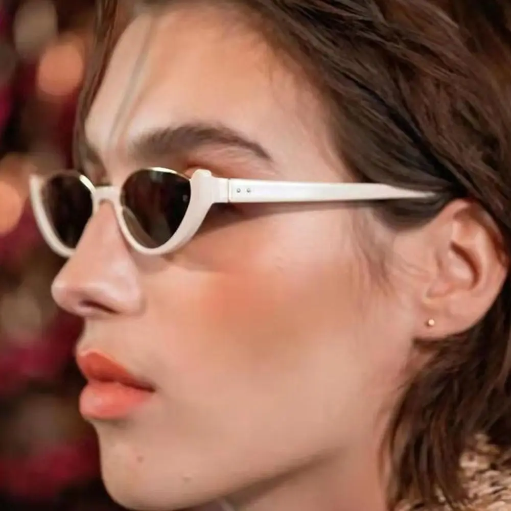 

Vintage Women Men Eyewear Shades Half-frame Cat Eye Sunglasses Sun Glasses