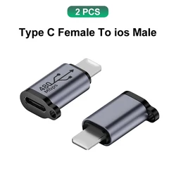 Universal USB - C Adapter Set for Versatile Charging and Connectivity (2xTYPE - C to ios Male)