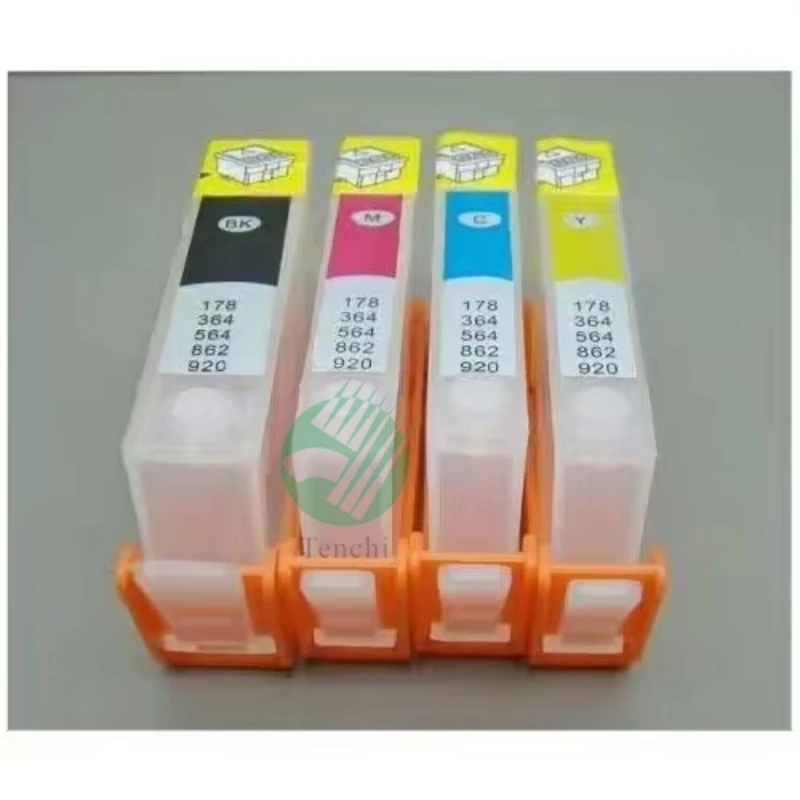 

Refillable ink cartridge For HP 920xL 6000 6500 6500A 7500A 7000 compatible with brand new Permanent chip with ink display once