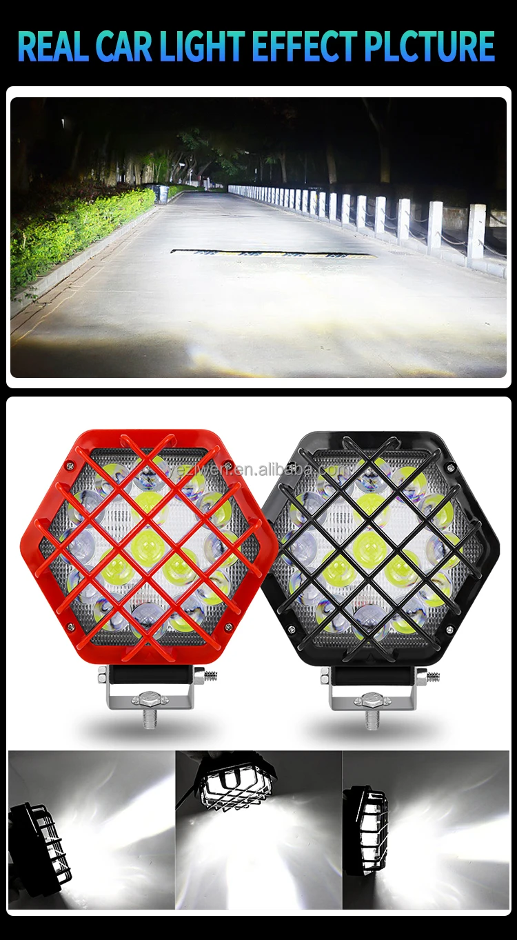 Auto Work Light 150W Led Light Round Square LED Offroad LED Bar 5.5 Inch Spot Fl