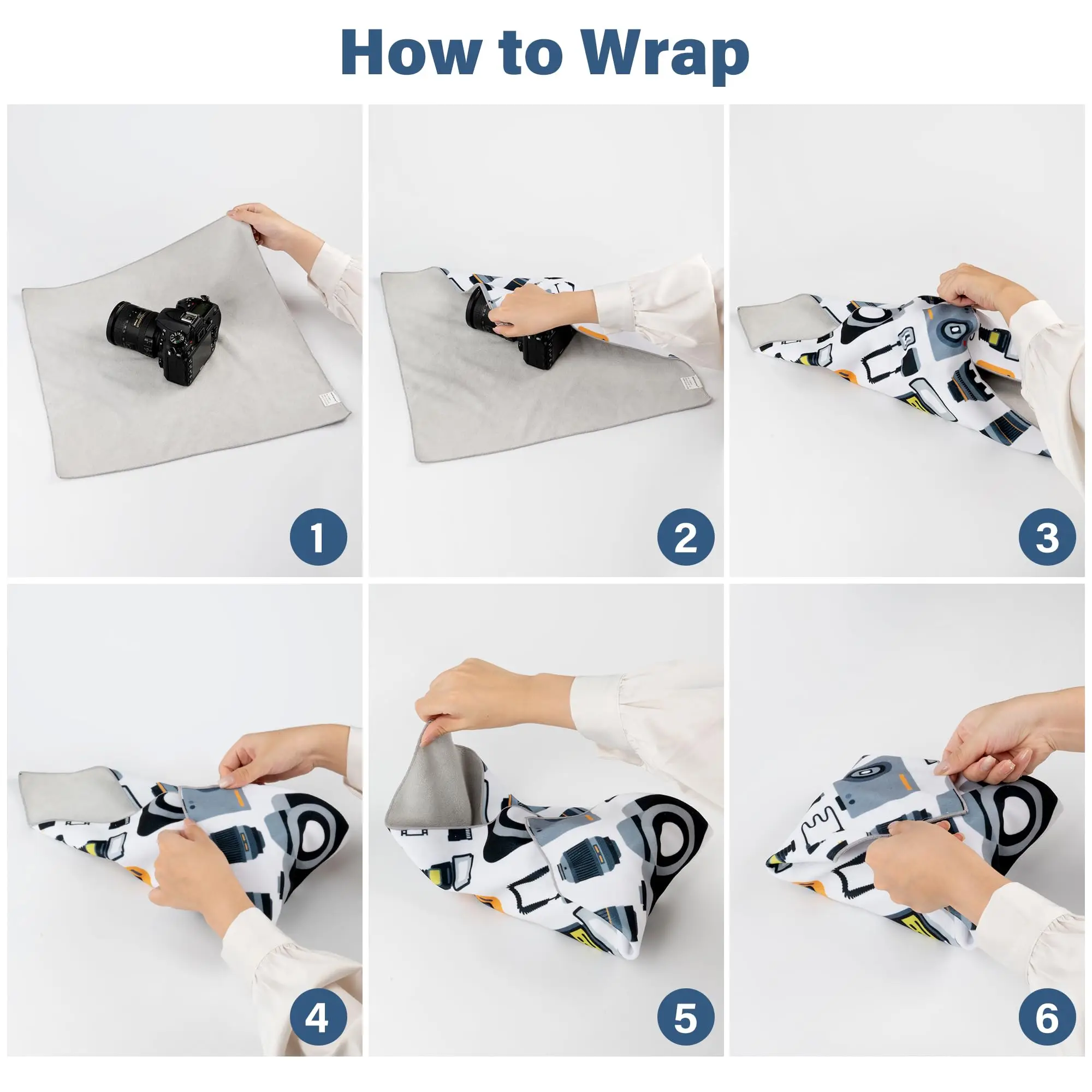 35CM Versatile Protective Wrap for Cameras and Accessories