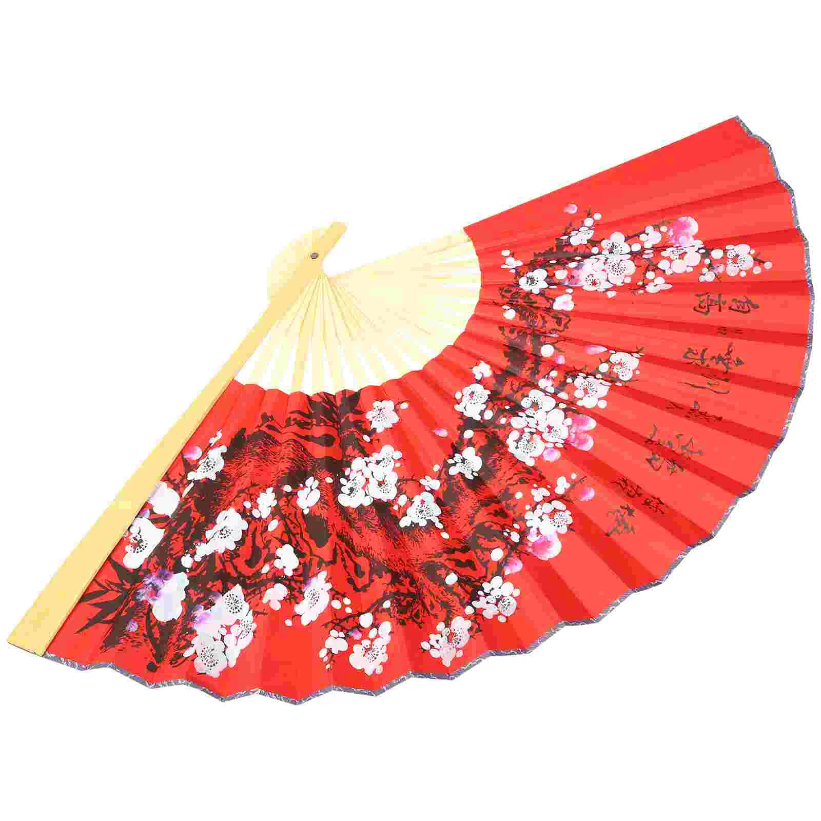 

Hand Fan Chinese Japanese Handheld Paper Oriental Wall Giant Bamboo Kung Fu Asian Decor Wedding Birthday Party