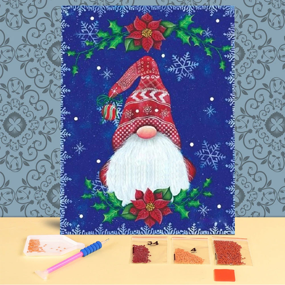 Christmas Santa Gnome Diamond Painting Tools Home Decorations Full Diamond  Stamped Cross Stitch Kit Crafts Mother Kids Wholesale - AliExpress