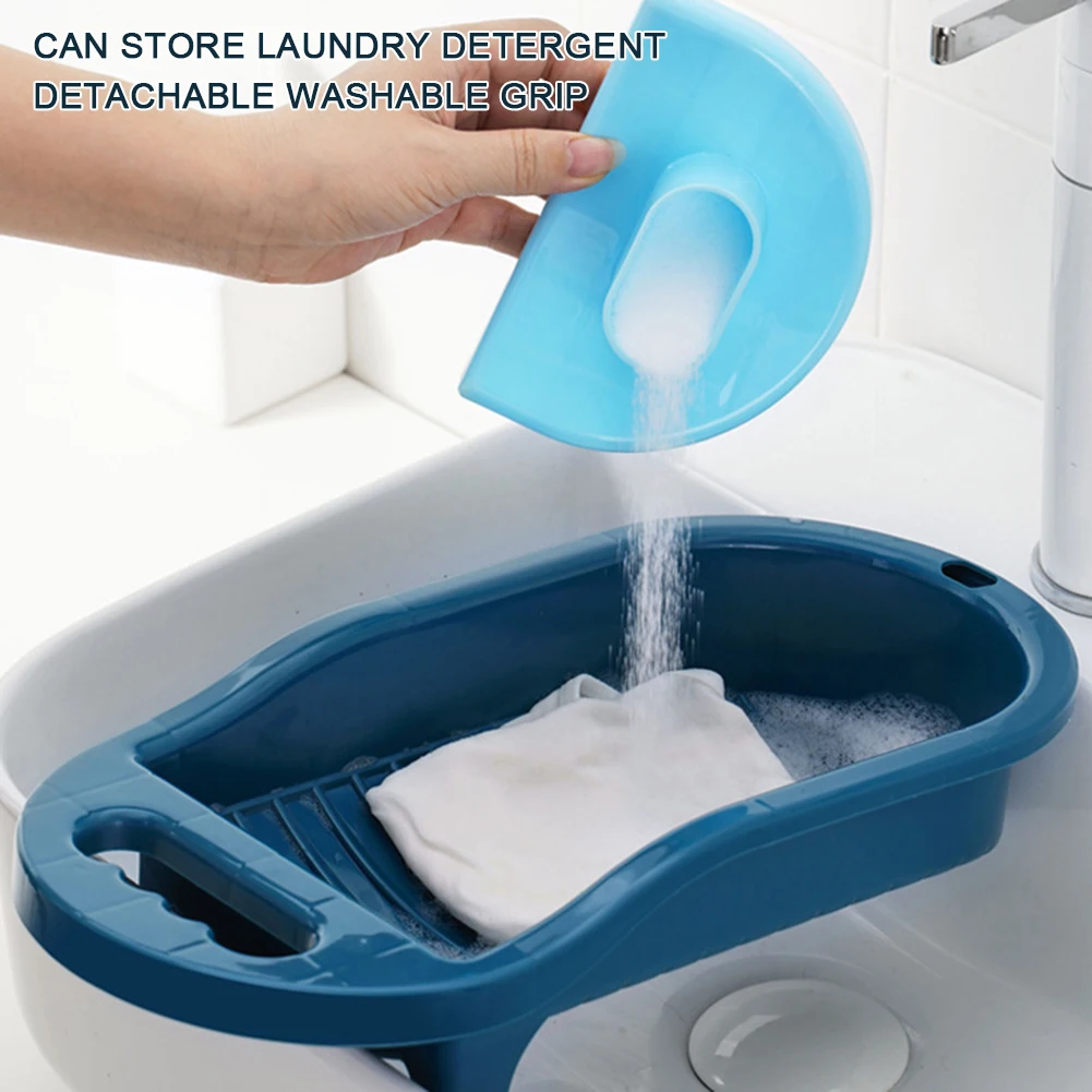 Multi-Purpose Laundry Scrub Board Mini Laundry Board Hand Wash Clothes Household Camping Underwear Socks Washboard