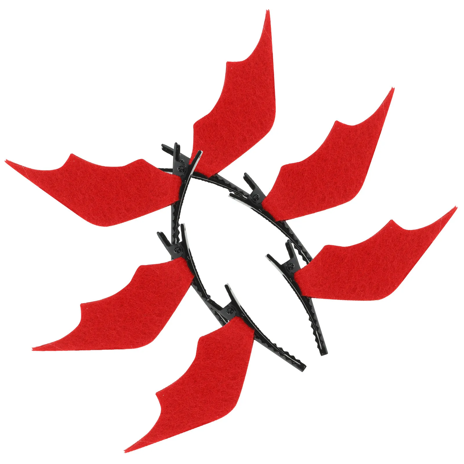 3 쌍 할로윈 박쥐 머리핀 여성용 박쥐 날개 헤어 클립 코스프레 파티 축제 고딕 카와이 헤어 액세서리