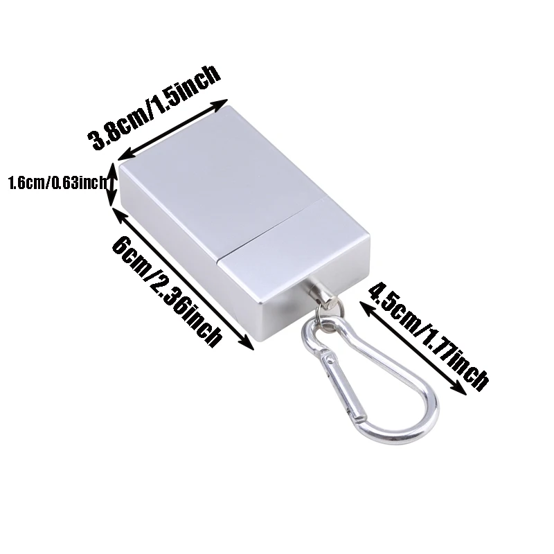 Mini Drawer Box Portable Metal Ashtray