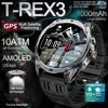 2025 New Military Smart Watch 1000Mah Battery GPS Compass 10ATM Waterproof Tactics Sport Flashlight BT call Smart Watch For Men