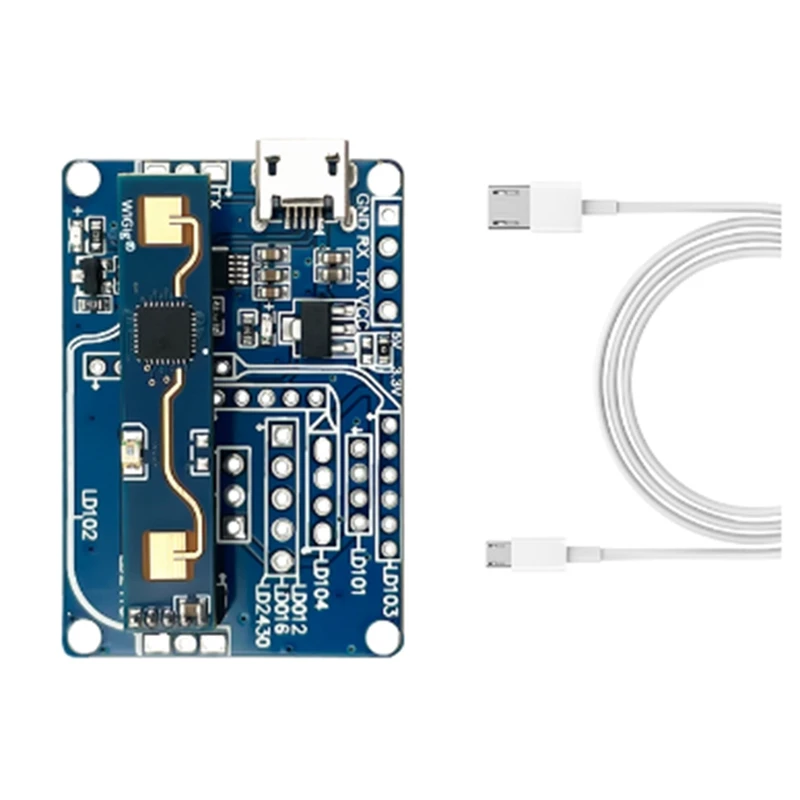 

Бесконтактный индукционный смарт-датчик LD2410 для мониторинга дыхания и сердцебиения