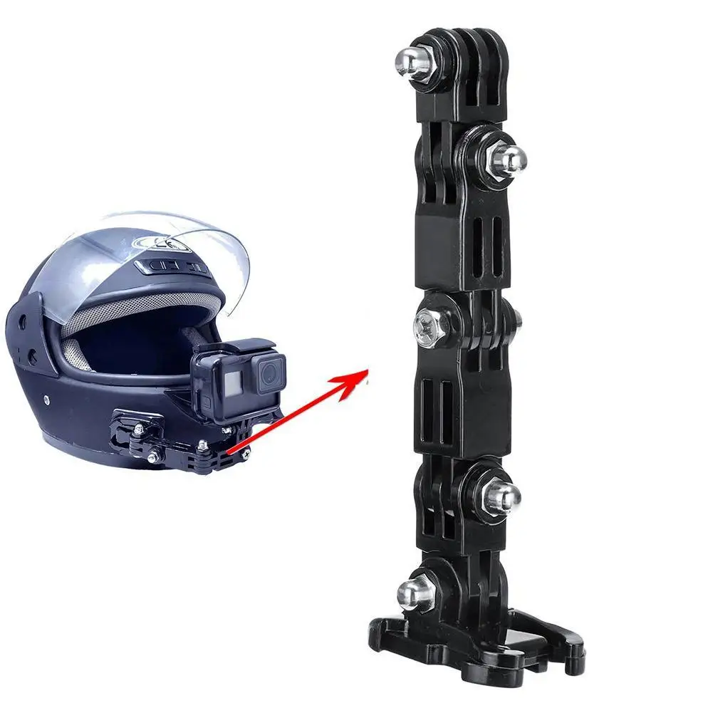 Curved Adhesive Arm For Action Camera Helmet Mount