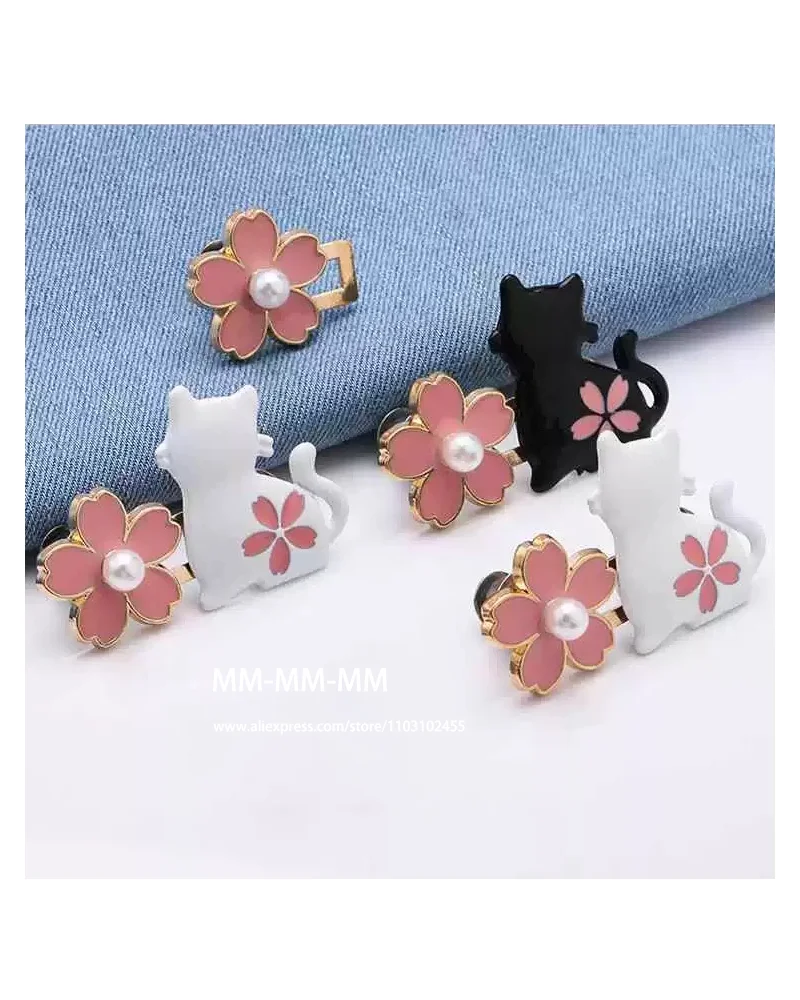 MM 2Pcs Adjustable Waist Button For Jeans Waist Clip Pants Exquisite Reusable Detachable Waistband Buckle Adjustment Button