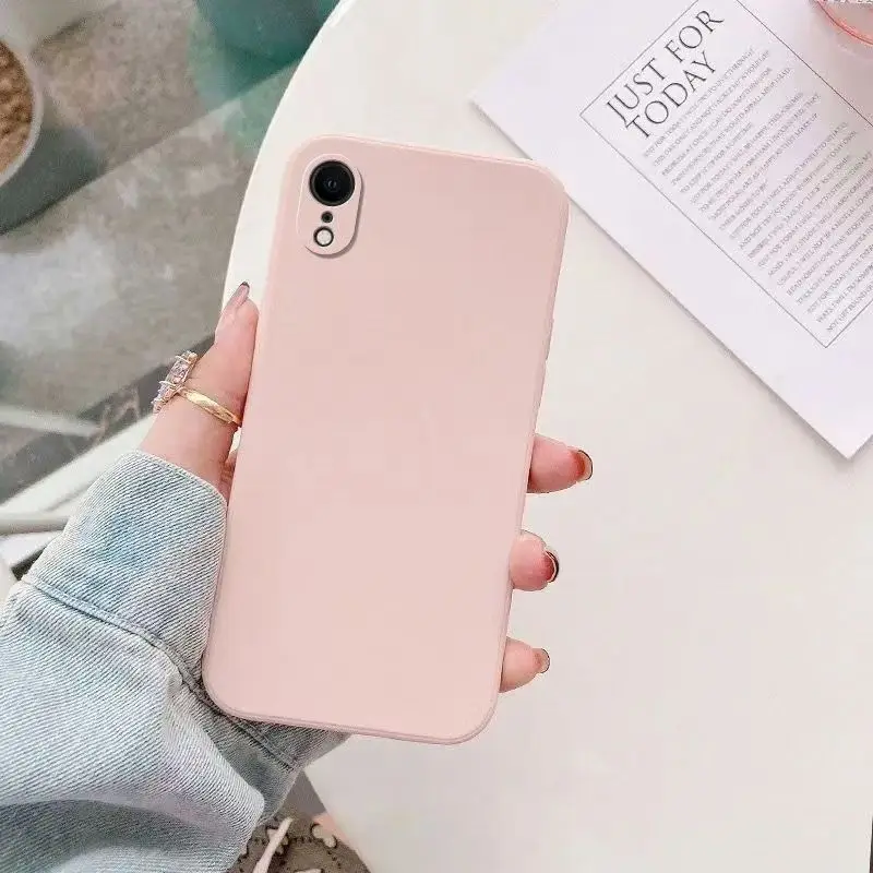 Für iPhone XR X S Max Flüssigsilikon stoßfeste Hülle für iPhone Xs Max X R Hautgefühl Cover Capa – Detail 10