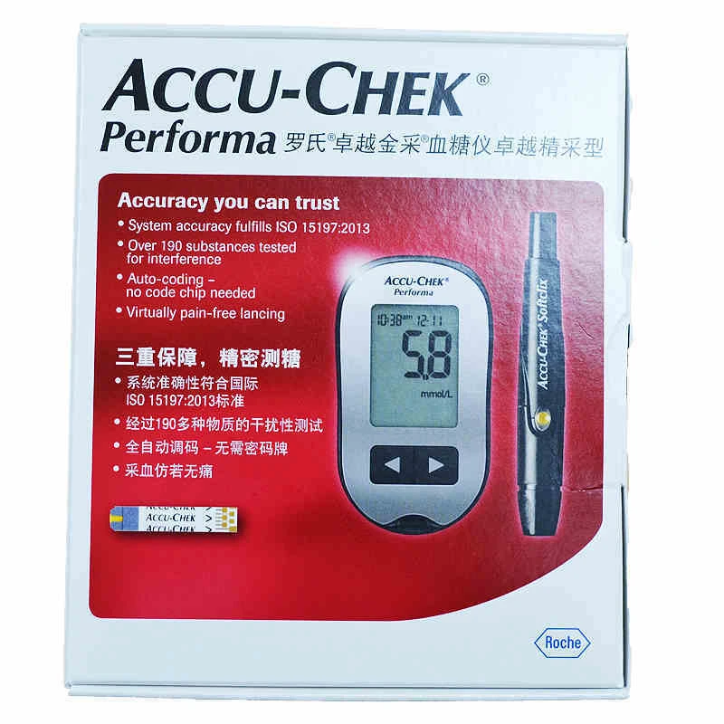 Accu Chek Performa Blood Glucose Meter Sugar Actieve Diabetic Tester