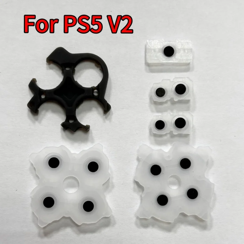 【Top Picks】 5 Sets/Lot for Ps3/Ps4/Ps5 Gamepad Controller 1.0 2.0 3.0 4.0 5.0 Keypads Silicone Conductive Rubber Button Pad.