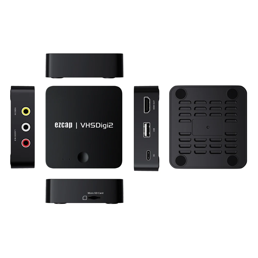 AV Recorder Convert all analog video to digital video from VHS Hi8 VCR DVR DVD Player EZCAP181