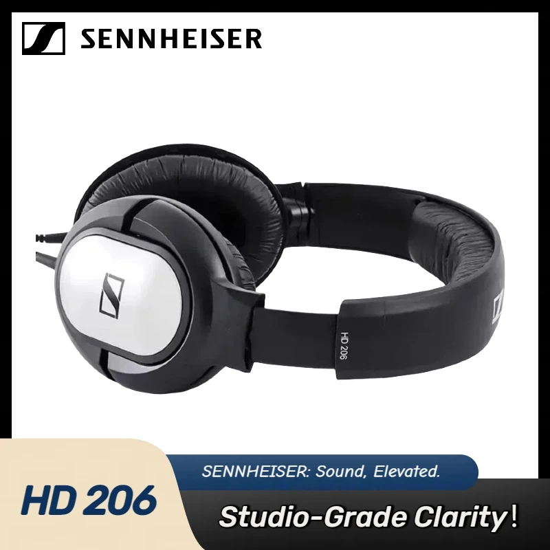 Earphones Sennheiser Hd 206 With Mic Sennheiser HD 206 Wired
