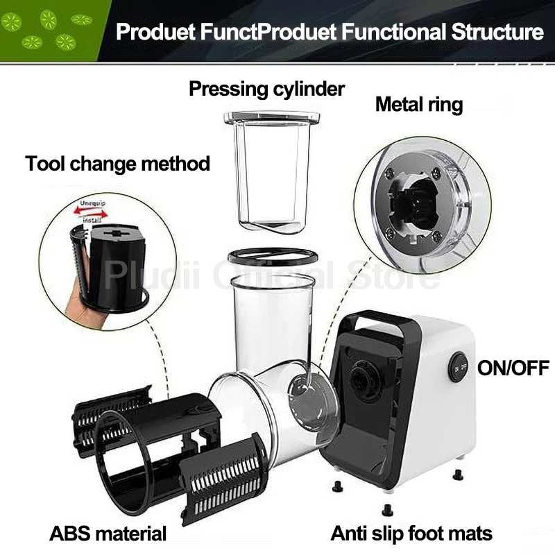 Multifunctional Electric Vegetable Cutter Home Vegetable Cutter Commercial Automatic Potato Shredder Shredder Slicer Save Time