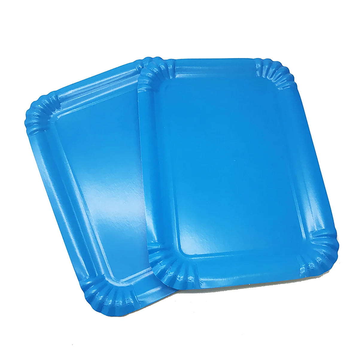 

10PCS Blue Color Paper Tray For Birthday School College Home Anniversary Events Decoration Favor Box Birthday Party Supplies
