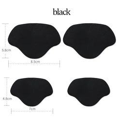 4 - Piece Self - Adhesive Sneaker Heel Repair Patches (Black)