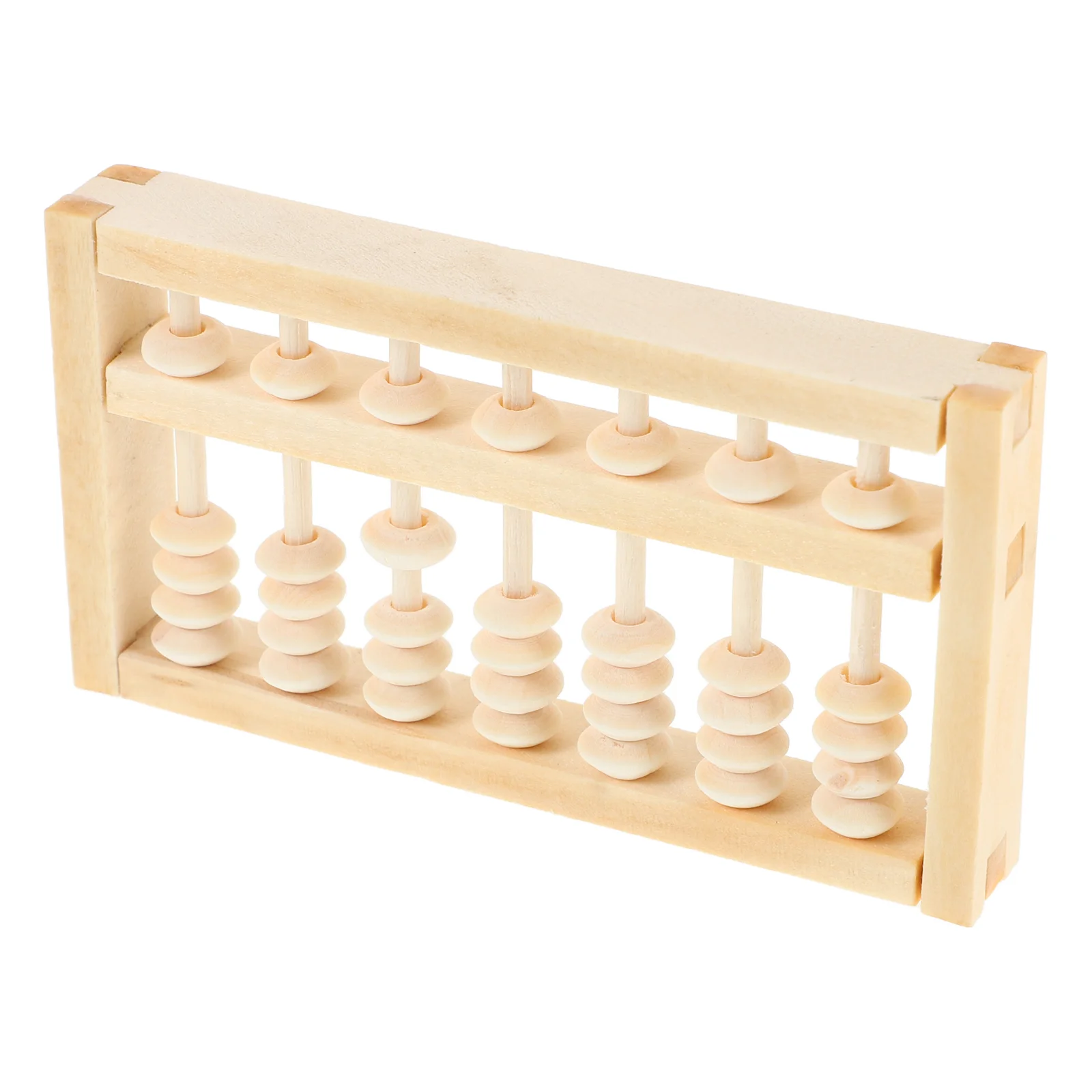 Wooden Abacus Mini Retro Photo Props Birthday Booth Kids Math Toy Arithmetic Tool Soroban Beads Japanese Student Learning