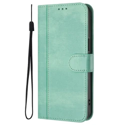 Retro Card Slots Wallet Phone Case with Enhanced Protection and Stylish Design - OPPO A5 Pro 4G (PT16 - Mint Green)