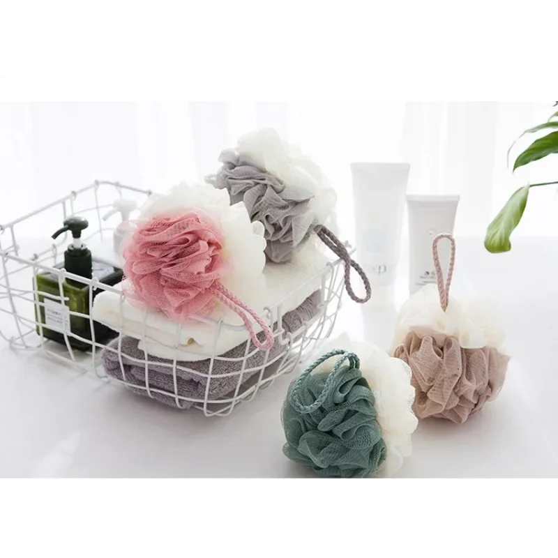 

Cleaning Tools Bath Brush Body Scrubber Two Color Bath Flower Large Color Block Bath Ball RubBack BathBall HouseholdBath Flower