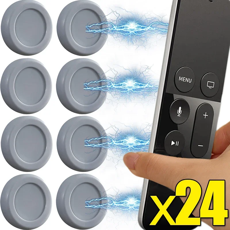 Description Picture 4 of item2/24PCS Magnetic Hooks Wall Mount Remote Control Anti-Lost Magnet Holder Round Self Adhesive Strong Hooks Home Storage Organizer