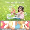 Bubble Machine Rocket Fully Automatic Blowing Electric Soap Bubble Gun Boys Girls Toys Childrens Day Gift Outdoor Party Play 2
