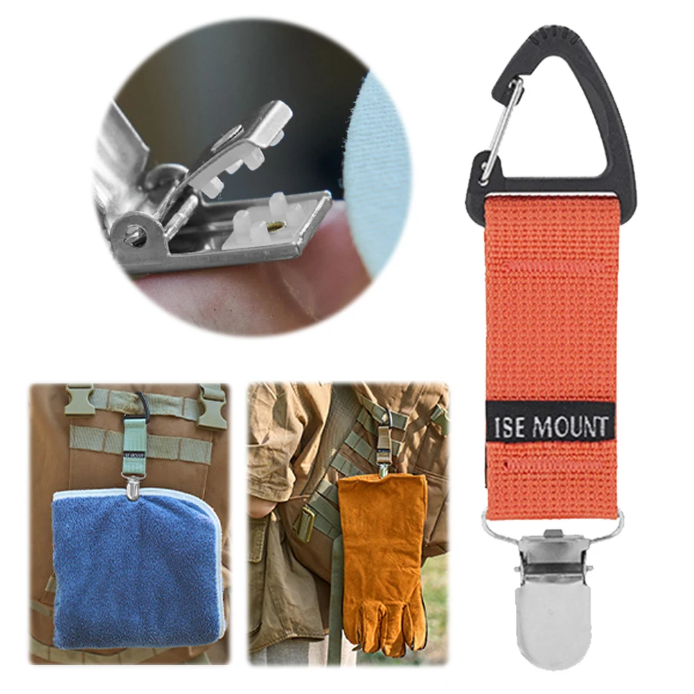 Straw Hat Clip Multi-Purpose Portable Hat Clip Hands-Free Baseball Cap Holder for Traveling Bag Backpack