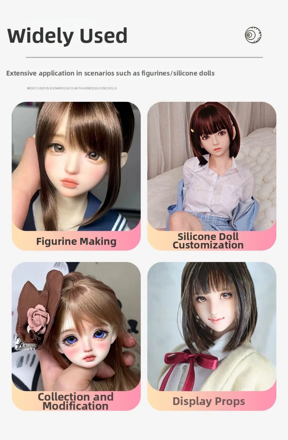 1pair 20mm Acrylic Fake Eyes Eyeballs with 3 Dimensional Fitting Eye 10 Styles Silicone Doll Simulation Eyeballs