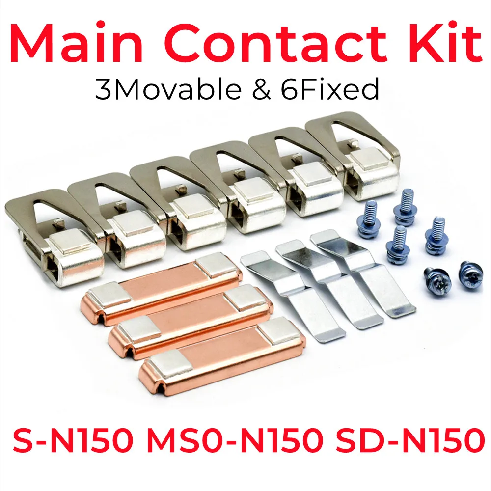Contatos Móveis e Fixos Contator Peças Sobressalentes Kit de Reposição S-n150 S-k150 Mso Sd-n150 Bh789n300 Kit de Reparação