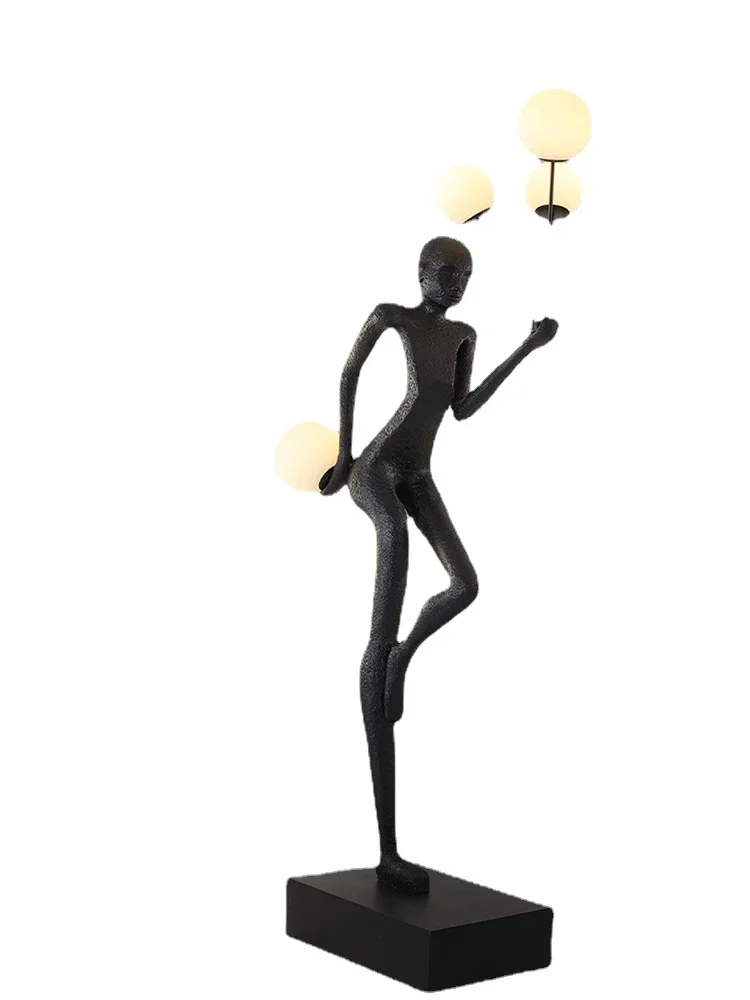 

Pqf Humanoid Art Sculpture Floor Lamp Frp Large Figure Ornaments