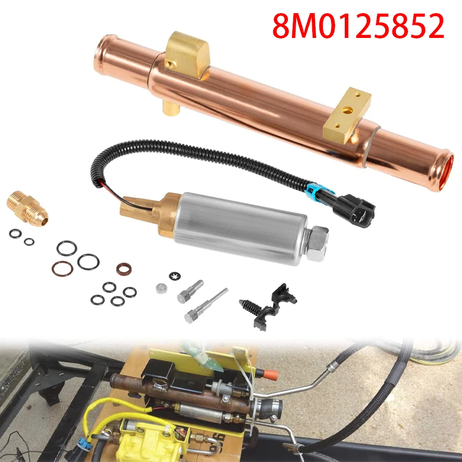 TML Fuel Pump and Cooler Kit 8M0125852 Fit for Mercury MerCruiser Marine V6, V8 EFI Replaces 861156A03