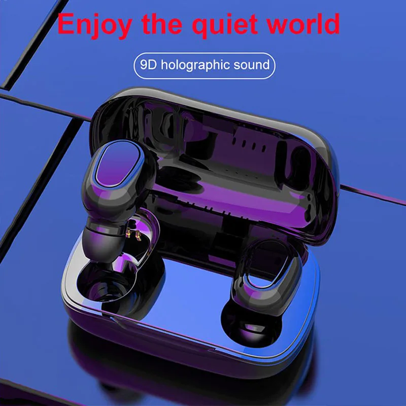 Wireless Headphones With Power Box Bluetooth Earphones For Xiaomi Mi Poco X2 F1 A3 9T CC9 Redmi Note 8T 8 Pro 7 4 4X K20 7A 6A  (6)
