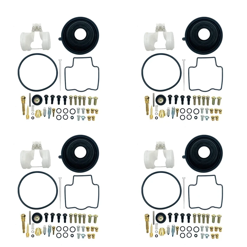 

4X Motorcycle Carburetor Repair Kit For Kawasaki KPS Ninja ZX-9R GPZ900R ZX900 1994-2003