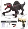 Laser Tracking RC Dinosaur Toys for Kids Remote Control Robot Verisimilitude Sound Spray for Kids Boys Girls Children's Gifts 4