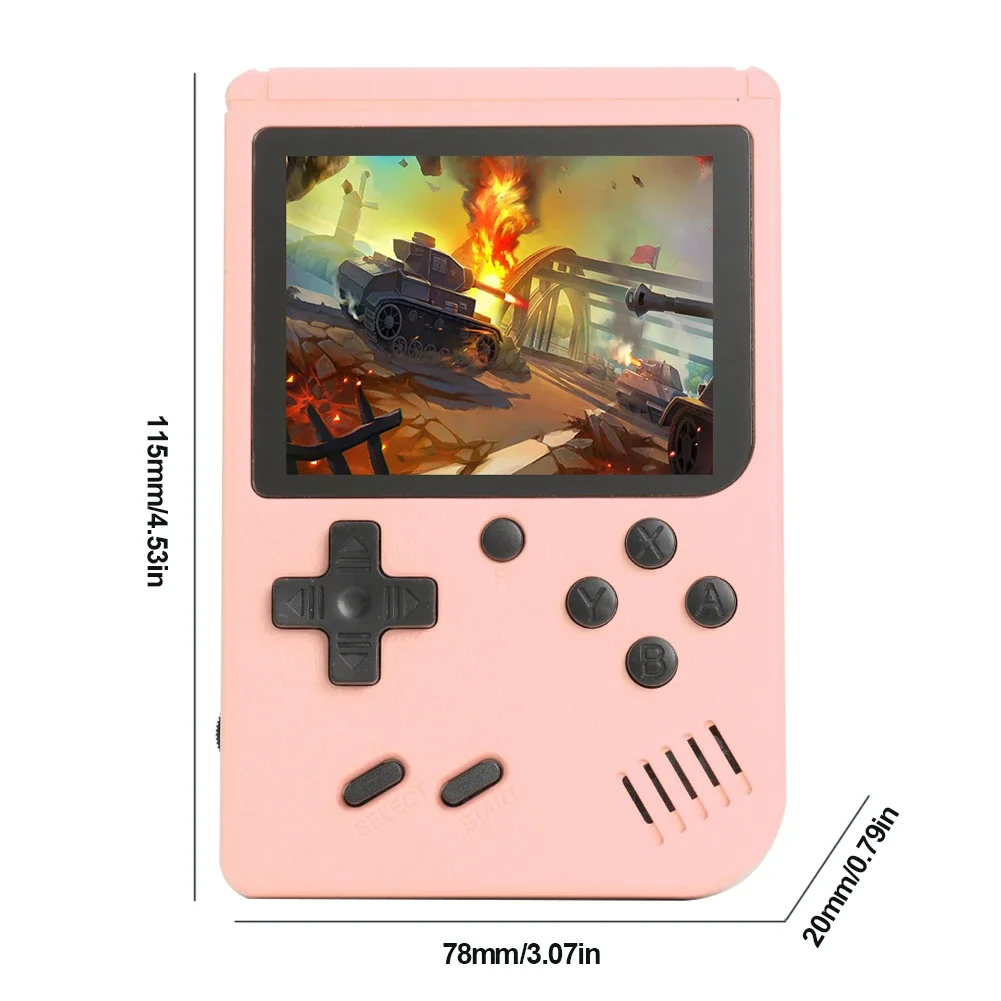 400/500/800 IN 1 Console per videogiochi Retro portatile Mini gioco portatile 3.0 pollici tasca a colori TV Console di gioco lettore portatile regalo - immagine 6