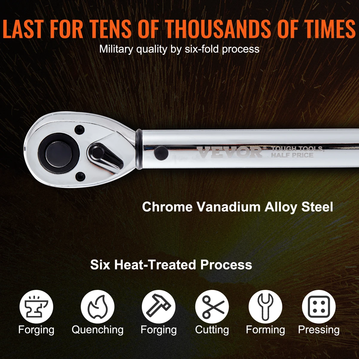 SucceBuy 1/2 inch  Mechanical Torque Wrench Set Precision Pointer Hand Tools Torque Wrench Mechanical Car Repair Tool — view 3