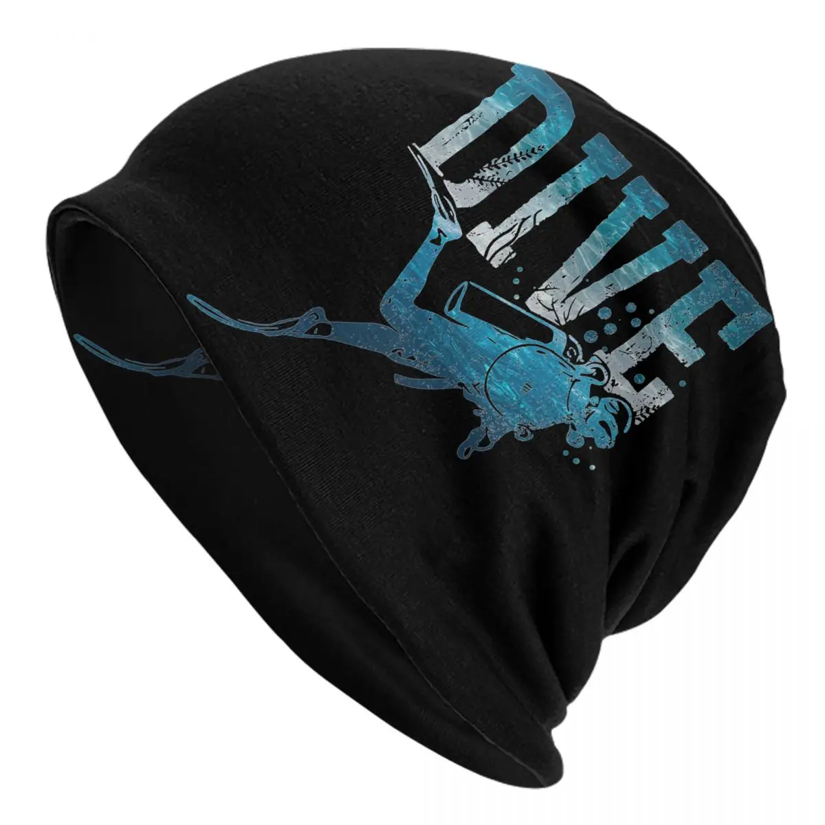 

Scuba Diving Diver Dive Bonnet Hat Knitting Hats Hip Hop Outdoor Skullies Beanies Hat Unisex Warm Dual-use Caps