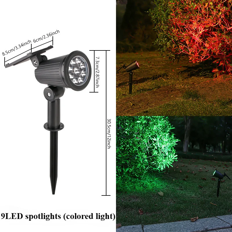 ตัวเลือกสินค้า ไฟส่องสวน LED โซลาร์เซลล์ กันน้ำ ประหยัดพลังงาน